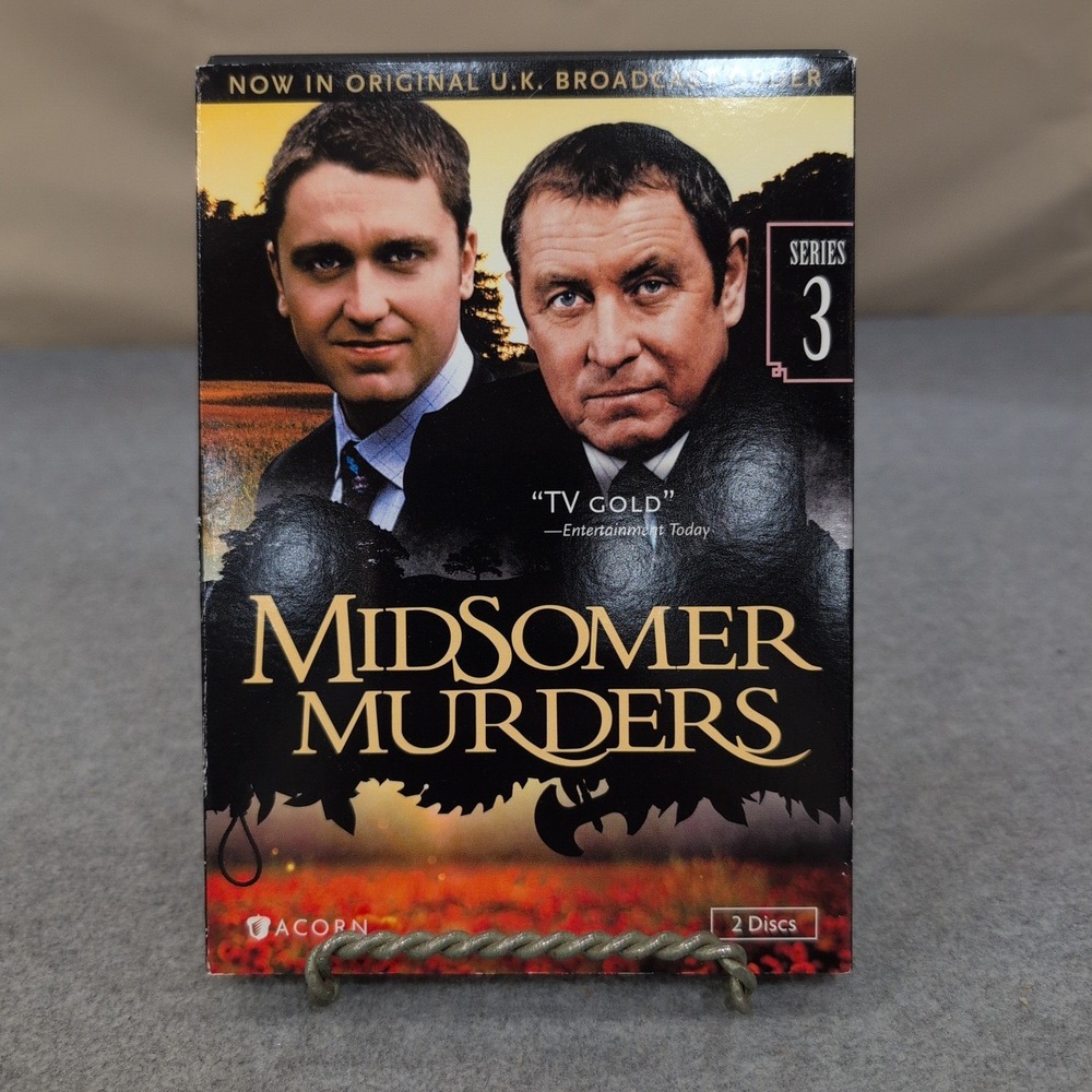 Midsomer Murders Series 3 DVD Set Original UK Broadcast Order Acorn Media VG+‎